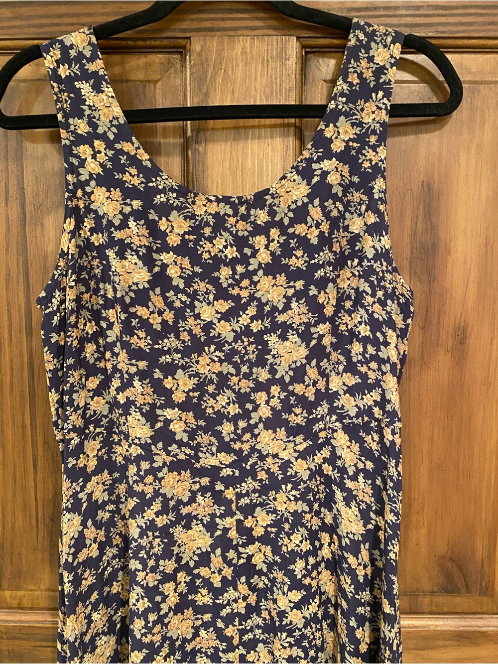Rabbit Rabbit Rabbit Navy Maxie Dress with Yellow Ditsy Floral Print, Size 8 - Picture 7 of 7